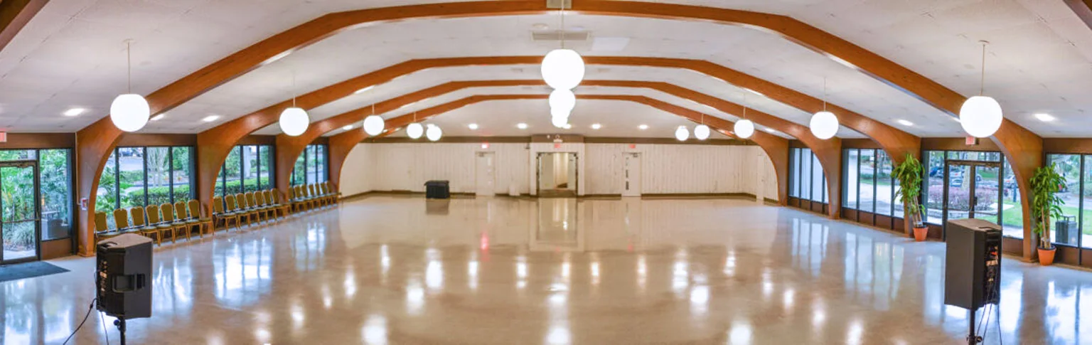 Venue on Lake Lily event space and setup
